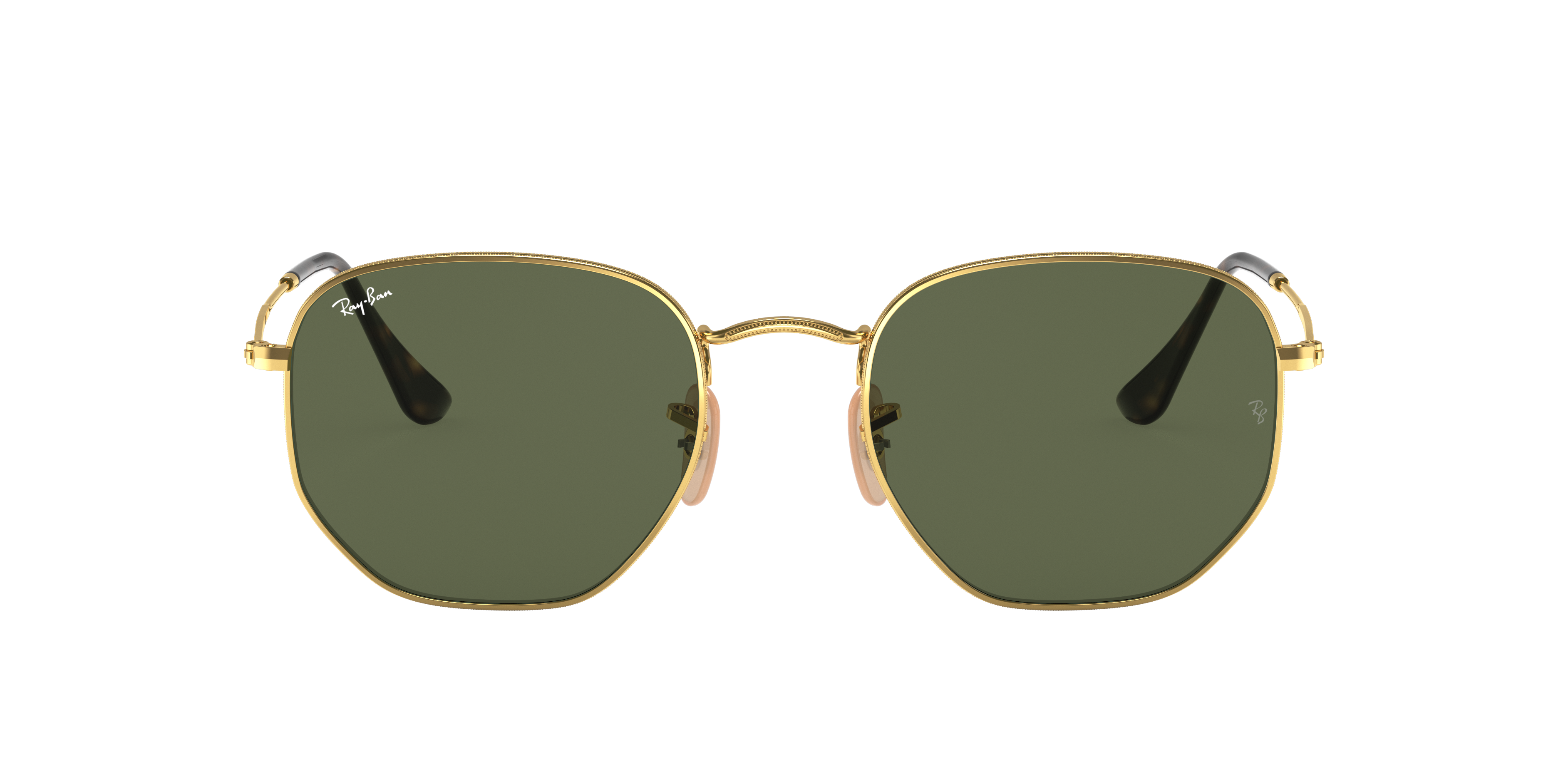Ray-Ban RB 3091 サングラス ゴールド/ブラック Ray-Ban Ray-Ban Sunglasses in Gold | Target Optical