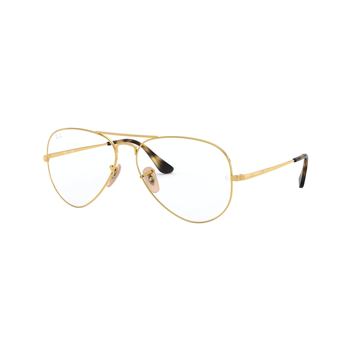 RayBan アビエーターL II GOLD イエローサイズ55 NEW AVIATOR Sunglasses in Gold and Silver/Brown - RB3625
