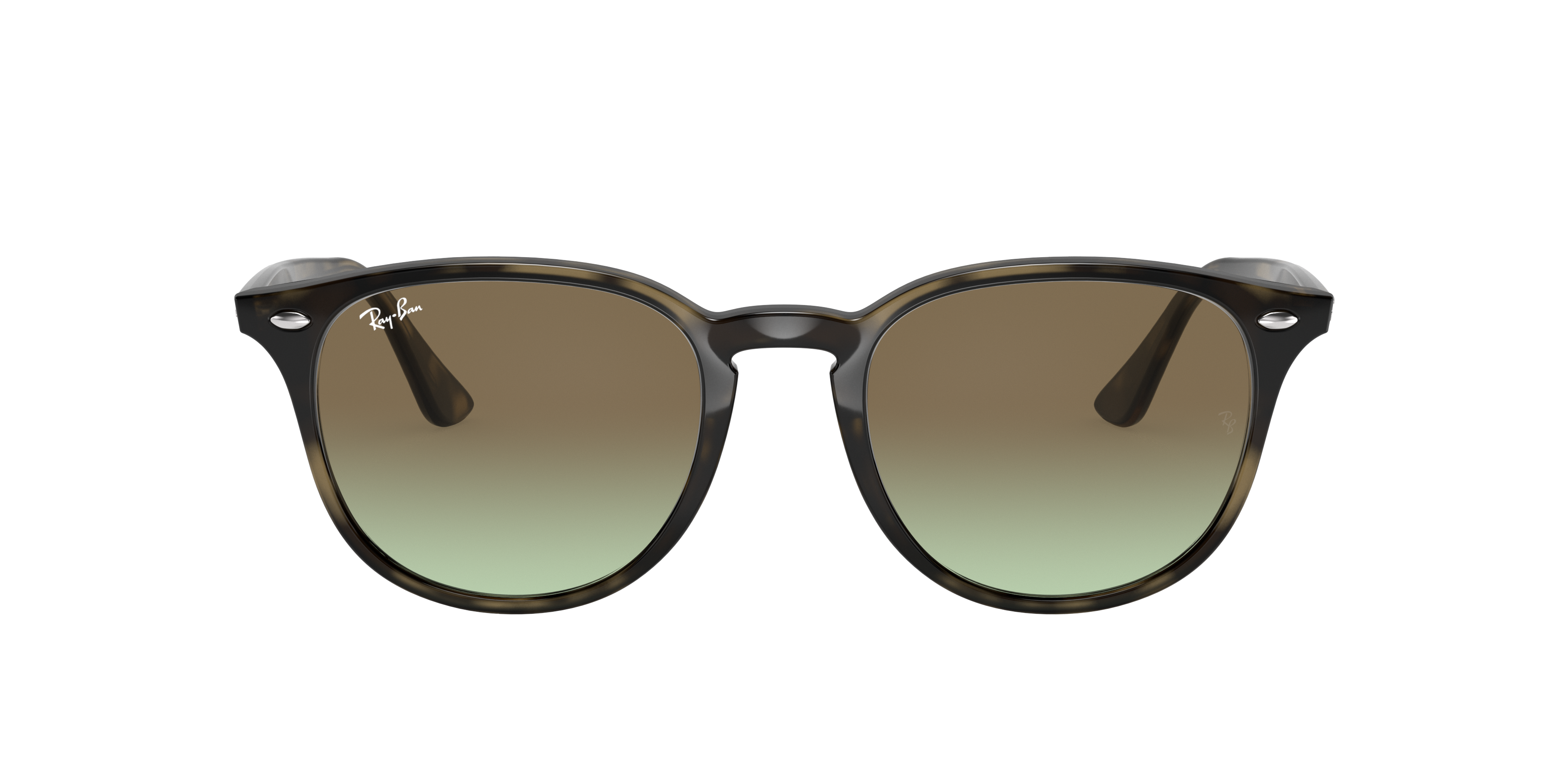 小物 RB 4259-F Ray Ban Ray-Ban RB4259F L (53 - 20) with Green lenses and Black frame