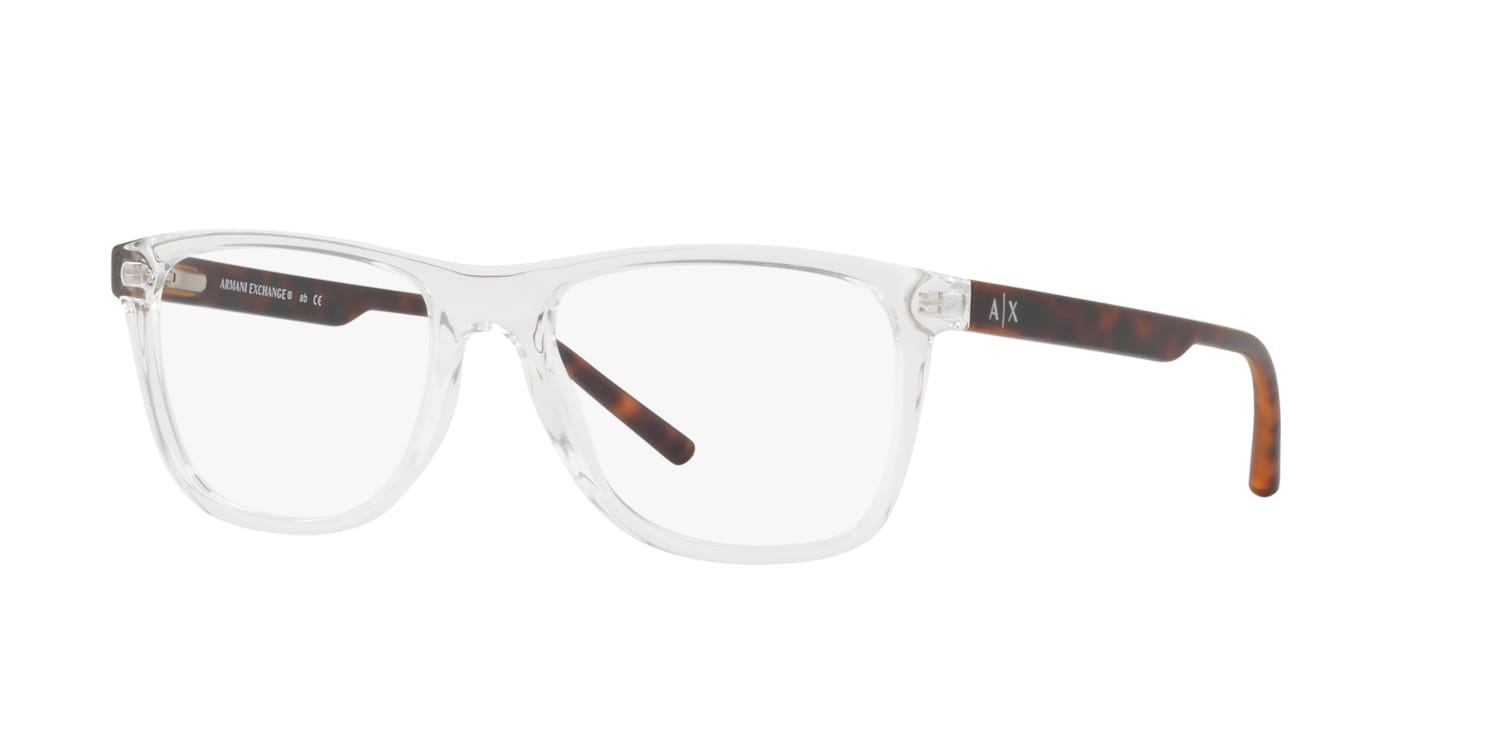 Armani Exchange 0AX3048 Glasses in Clear/white | Target Optical