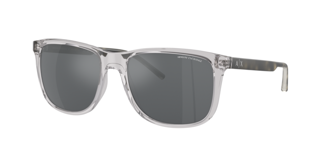 Armani Exchange AX4070S Sunglasses in Silver/gunmetal/grey | Target Optical