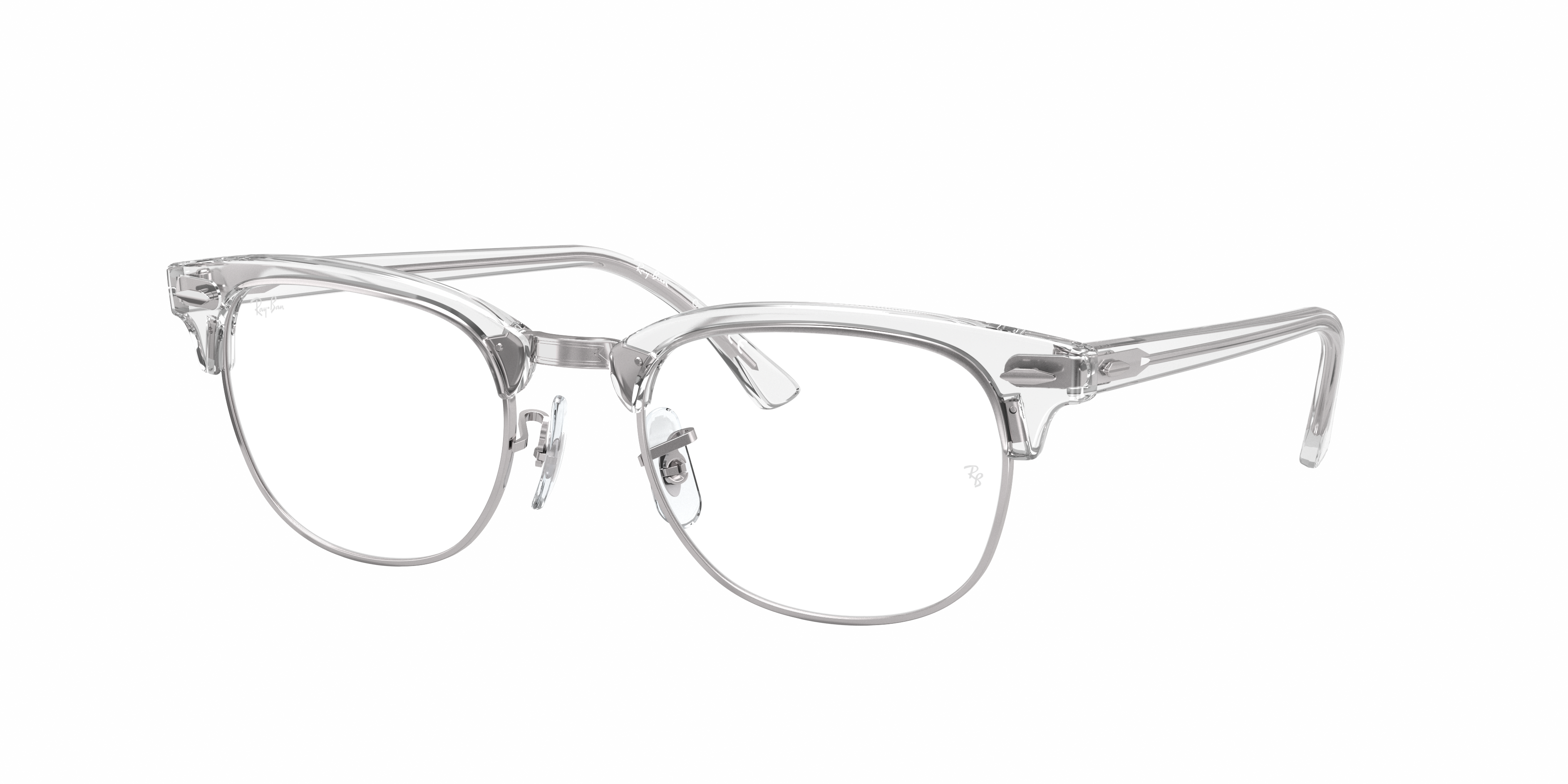 ray ban clubround clear