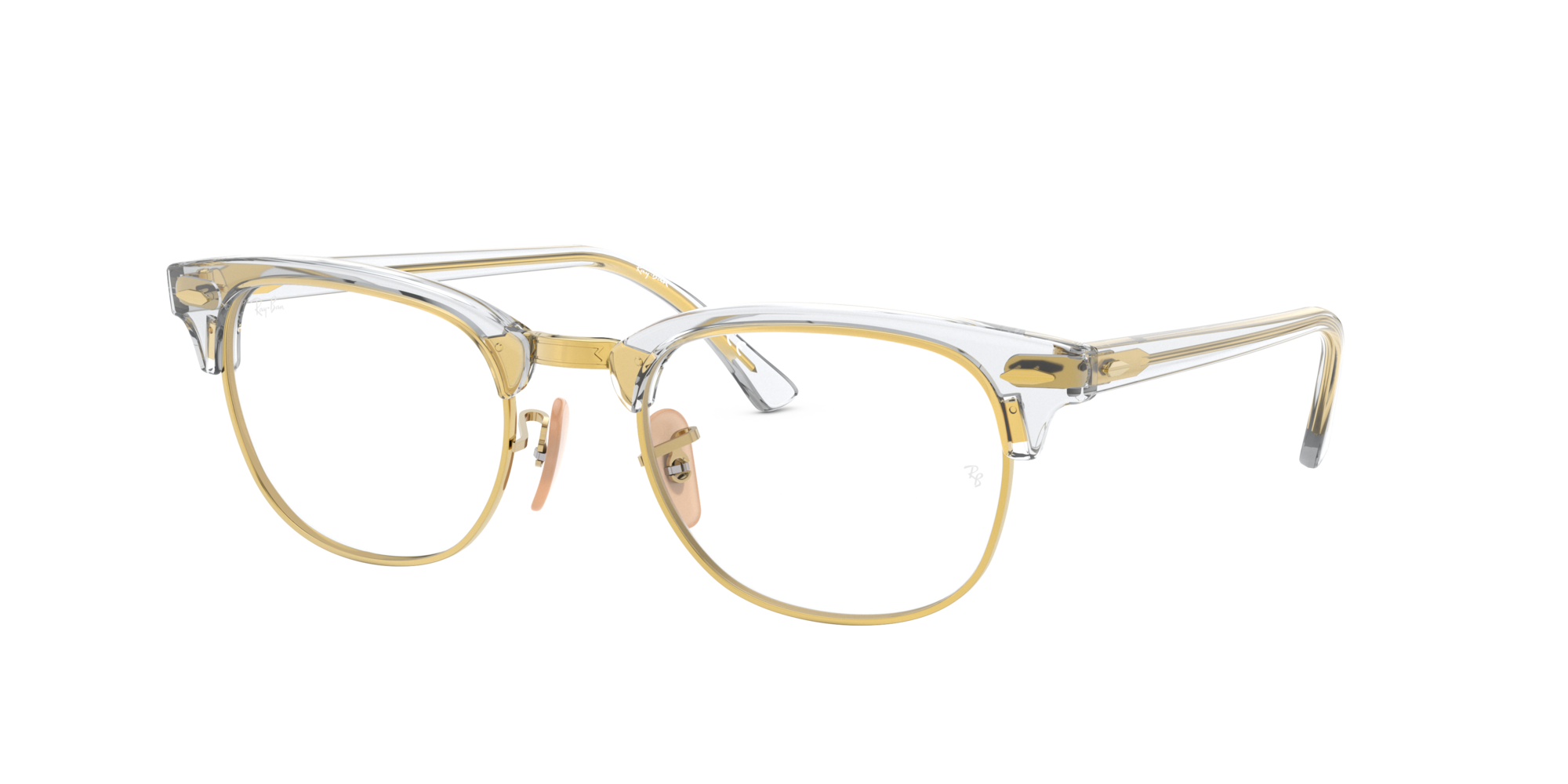 white ray ban eyeglasses