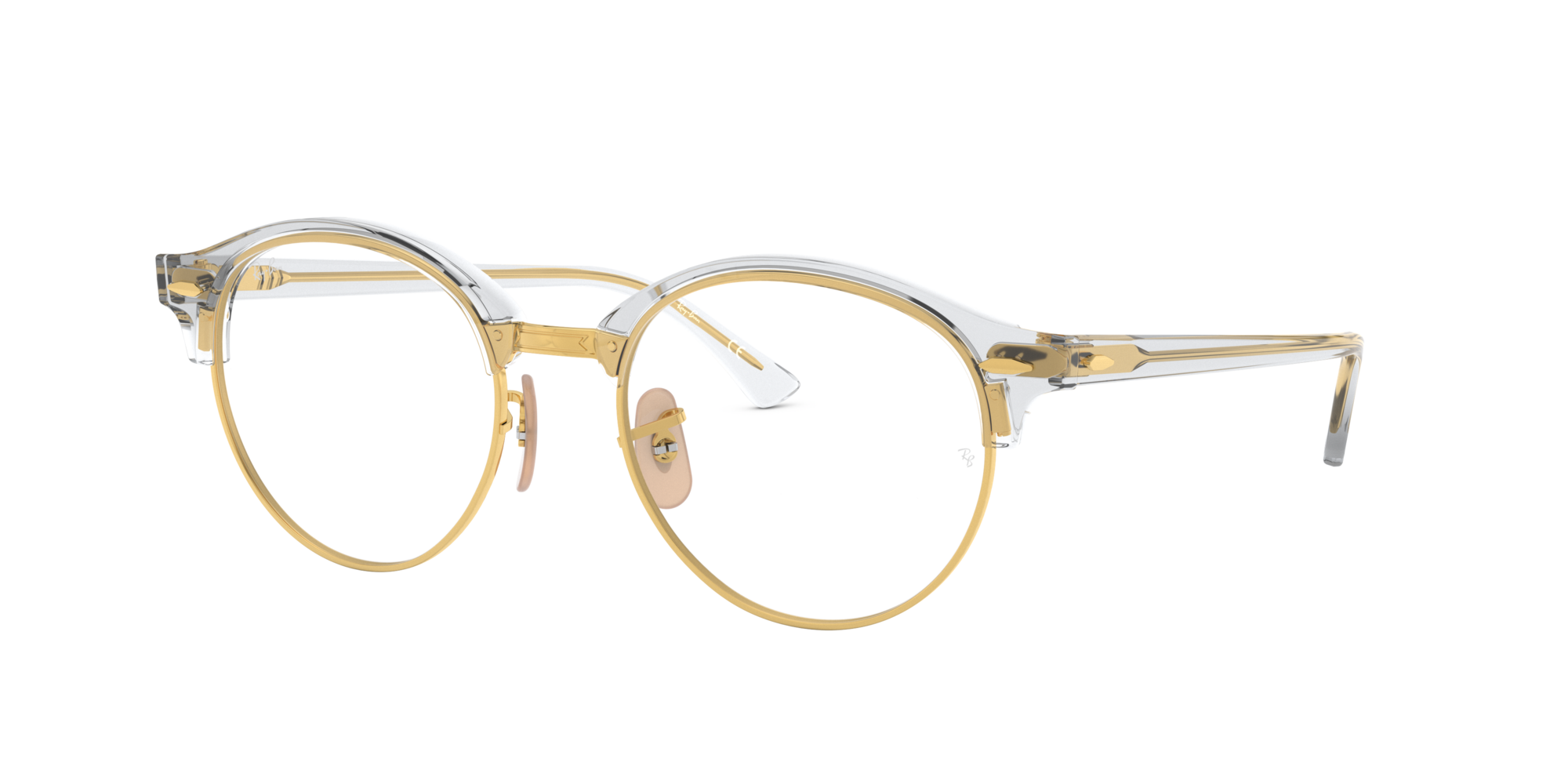 Ray Ban 0rx4246v Glasses In Clear White Target Optical