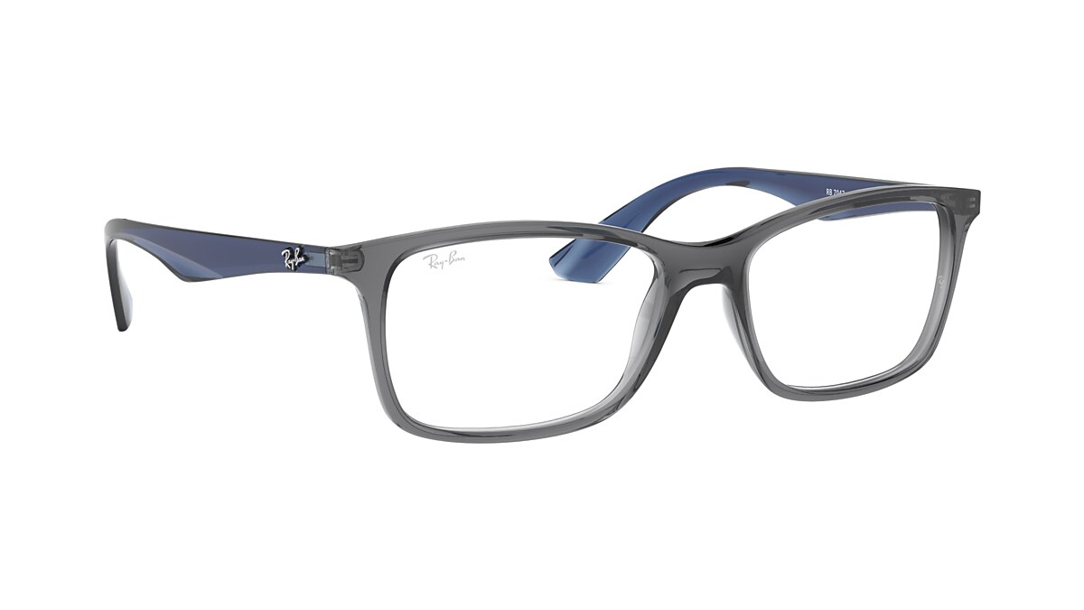 Ray Ban 0rx7047 Glasses In Silver Gunmetal Grey Target Optical
