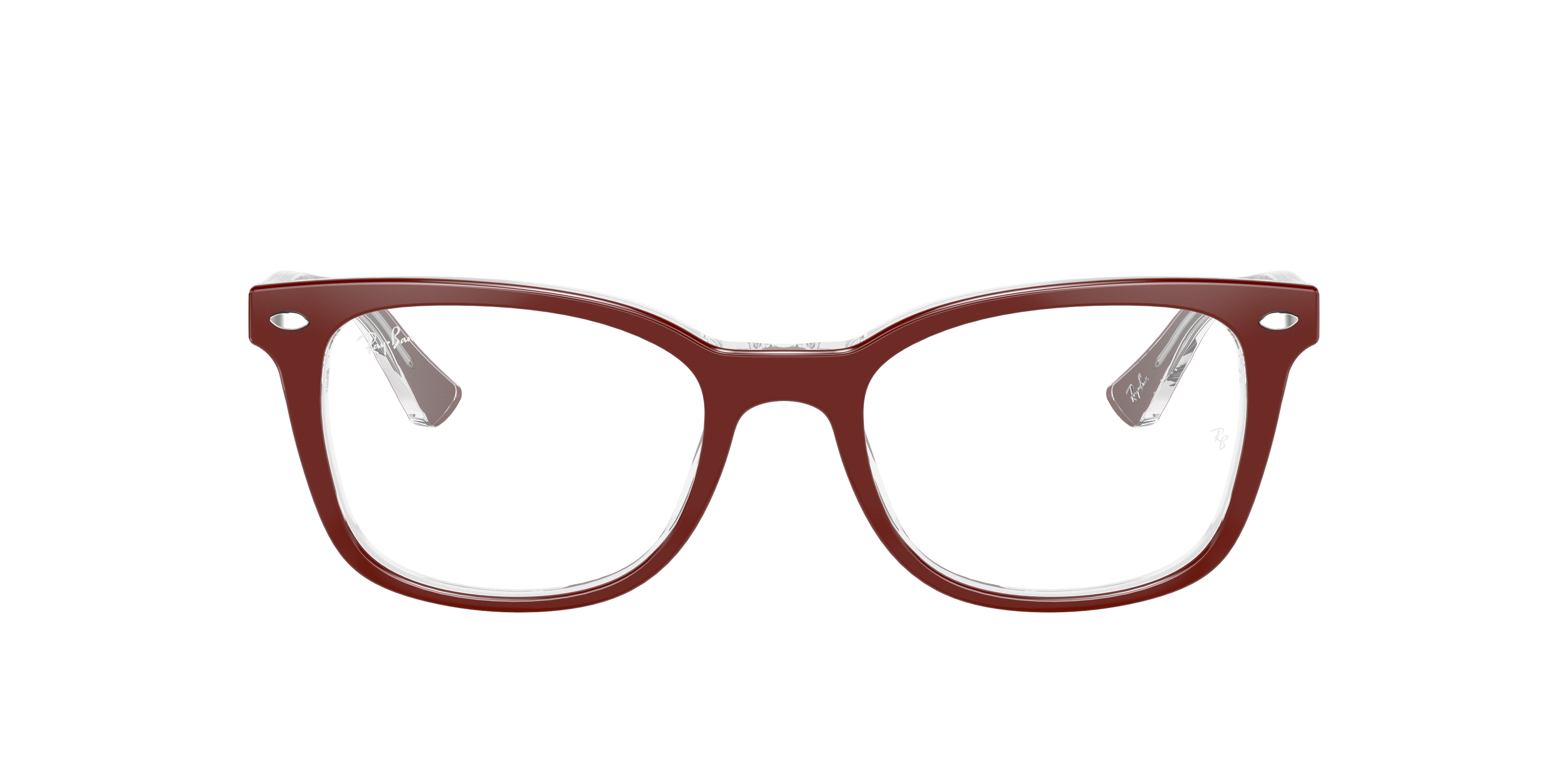 Ray-Ban 0RX5285 Glasses in Red/burgundy 