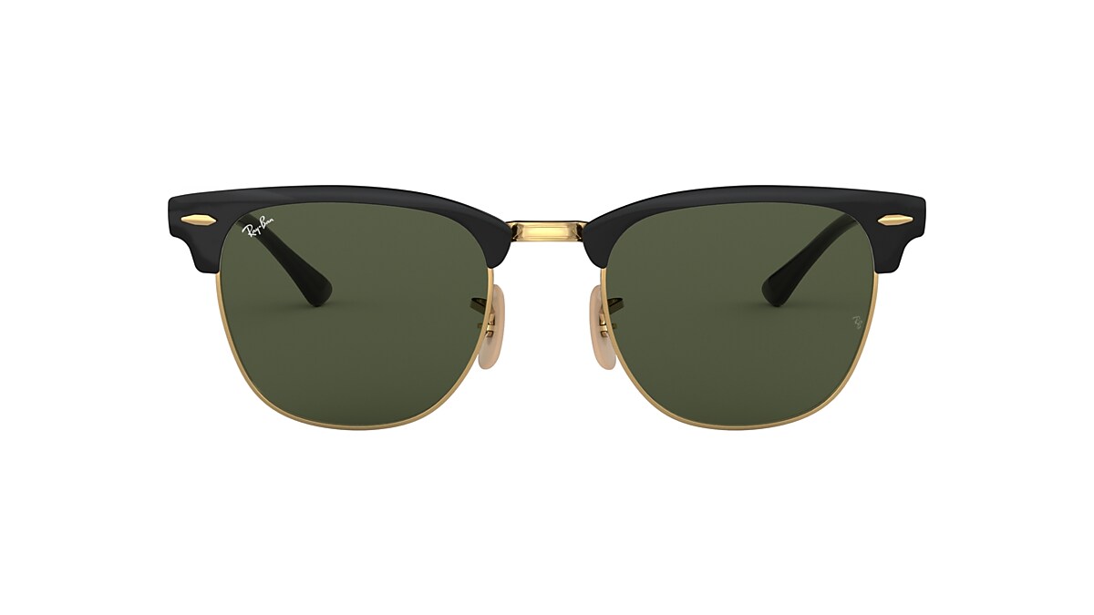 Ray-Banクラブマスター偏光　マットブラック　フルメタル　定価¥39600 Ray-Ban RB3016 Clubmaster Classic L (51 - 21) with Black