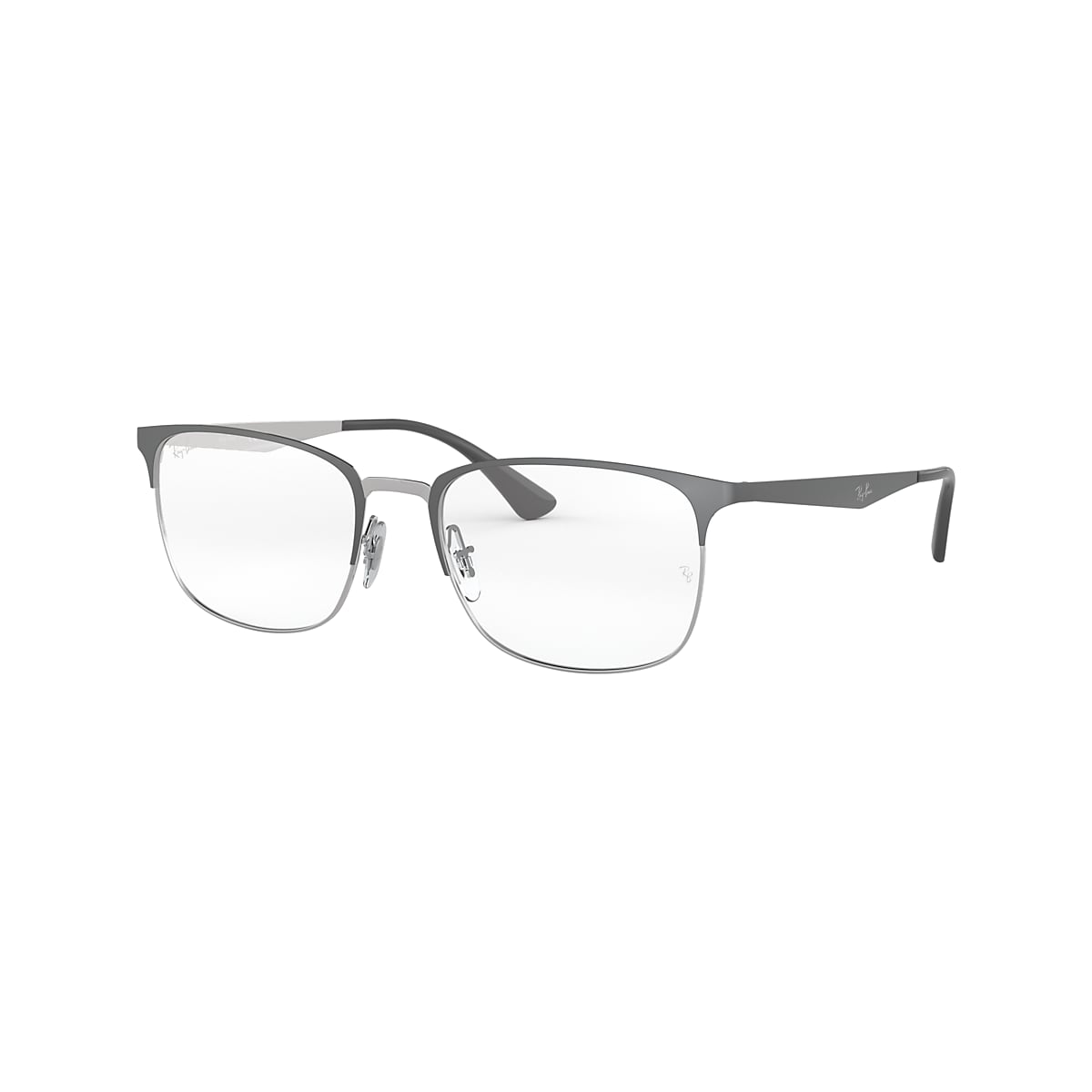 Ray-Ban 0RX6421 Glasses in Silver/Gunmetal/Grey | Target Optical