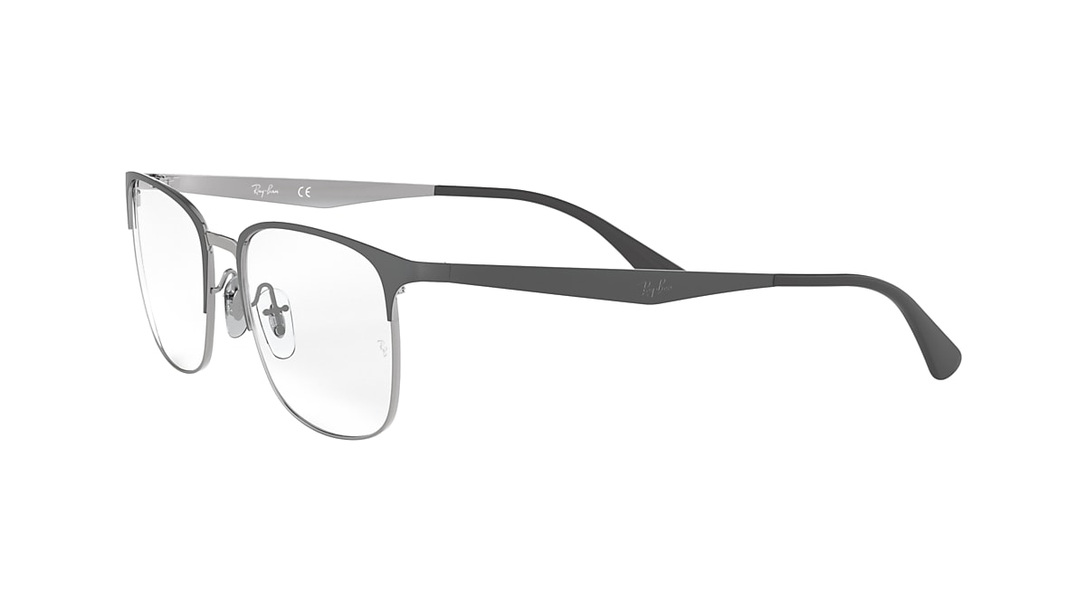 Ray-Ban 0RX6421 Glasses in Silver/Gunmetal/Grey | Target Optical