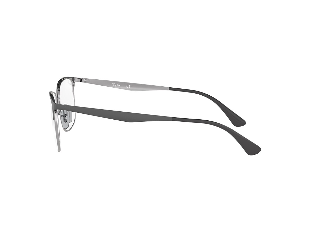 Ray-Ban 0RX6421 Glasses in Silver/Gunmetal/Grey | Target Optical