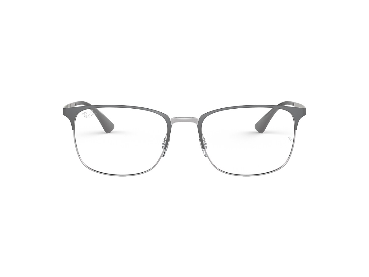 skygrayページ Ray-Ban 0RX7140 Glasses in Silver/Gunmetal/Grey | Target Optical