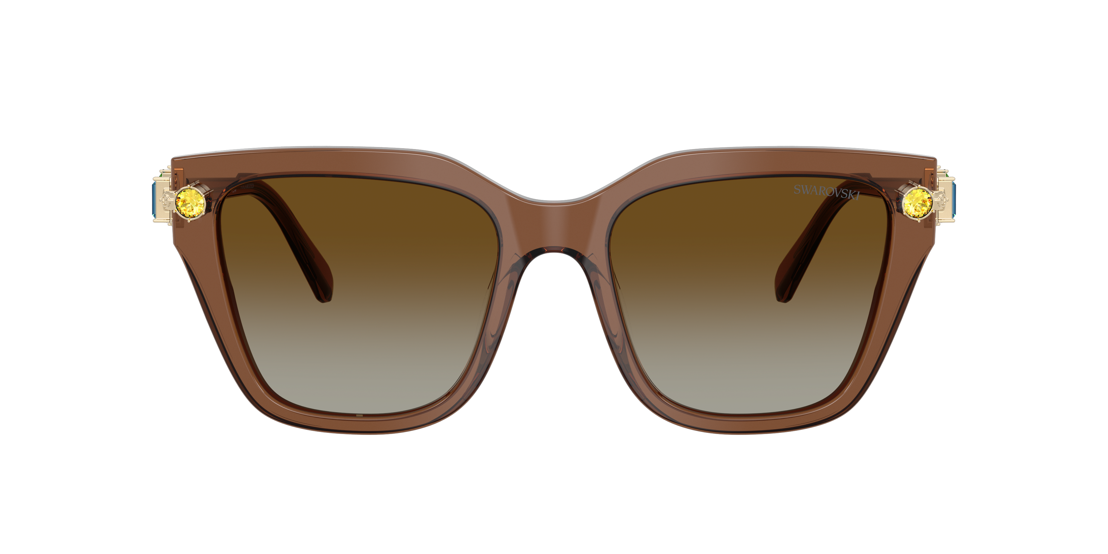 Swarovski 0SK6041 Sunglasses in Brown/Tan | Target Optical