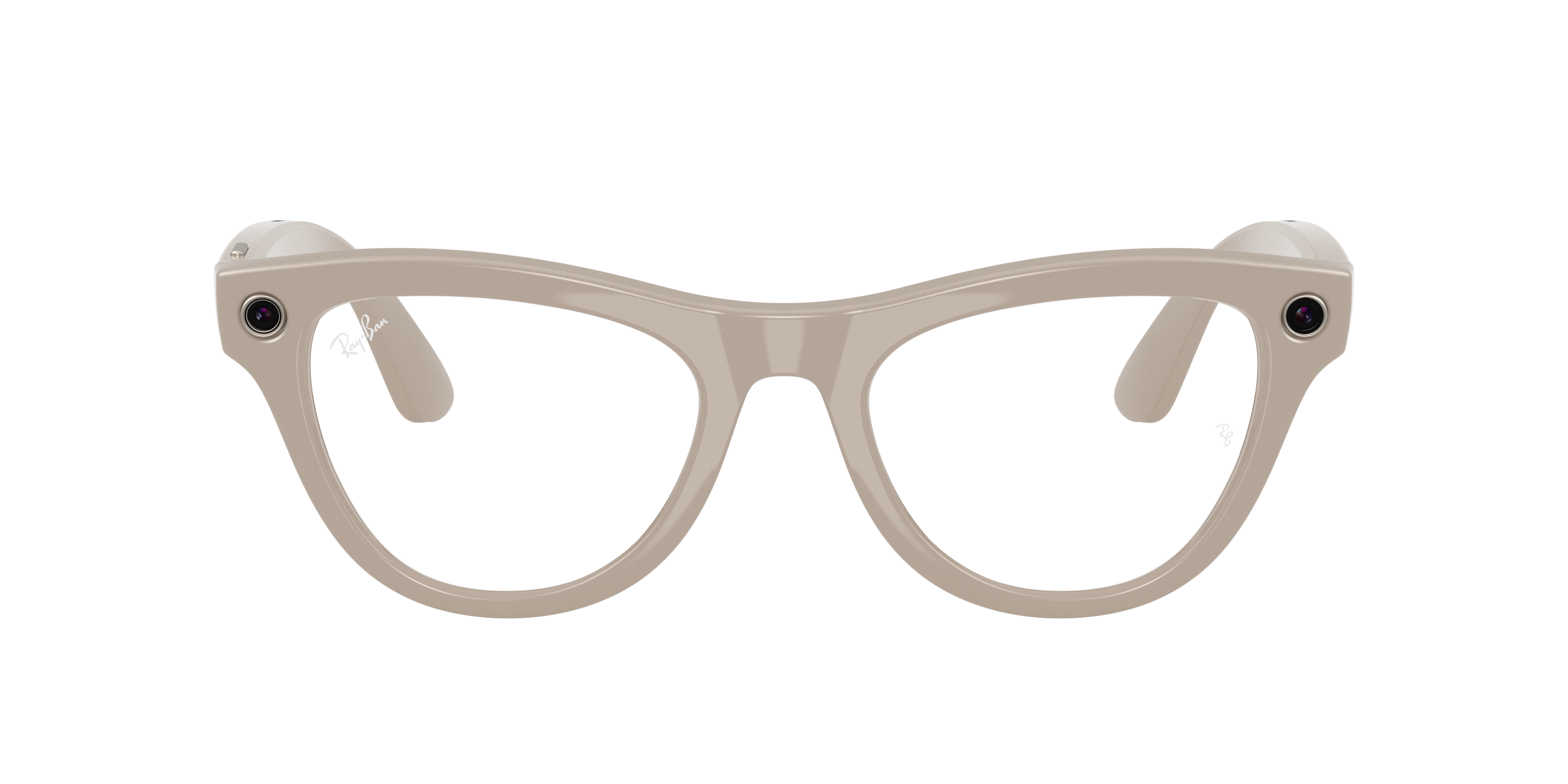 Face Shape Virtual Try On Glasses Ray Ban Ray-Ban RB6518 Optics Glasses  With Black On Gold Frame OPSM