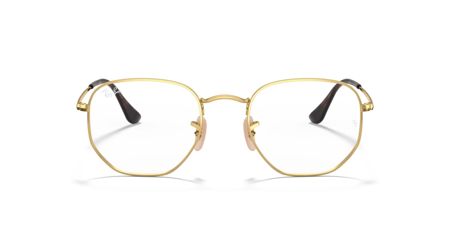 Ray-Ban 0RX6448 Glasses in Gold | Target Optical