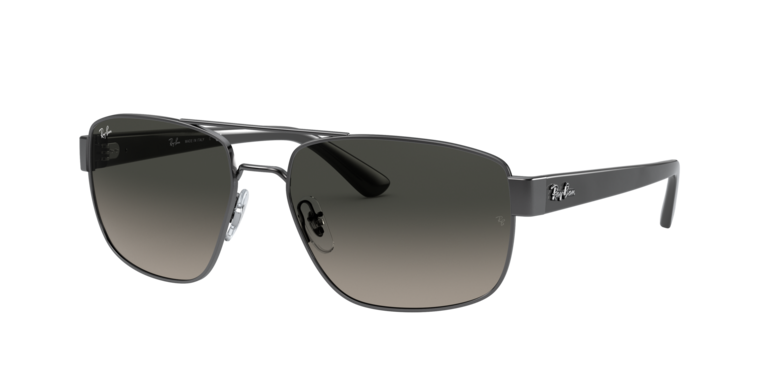 Ray-Ban Sunglasses 0RB3663 - Silver/gunmetal/grey Size 60