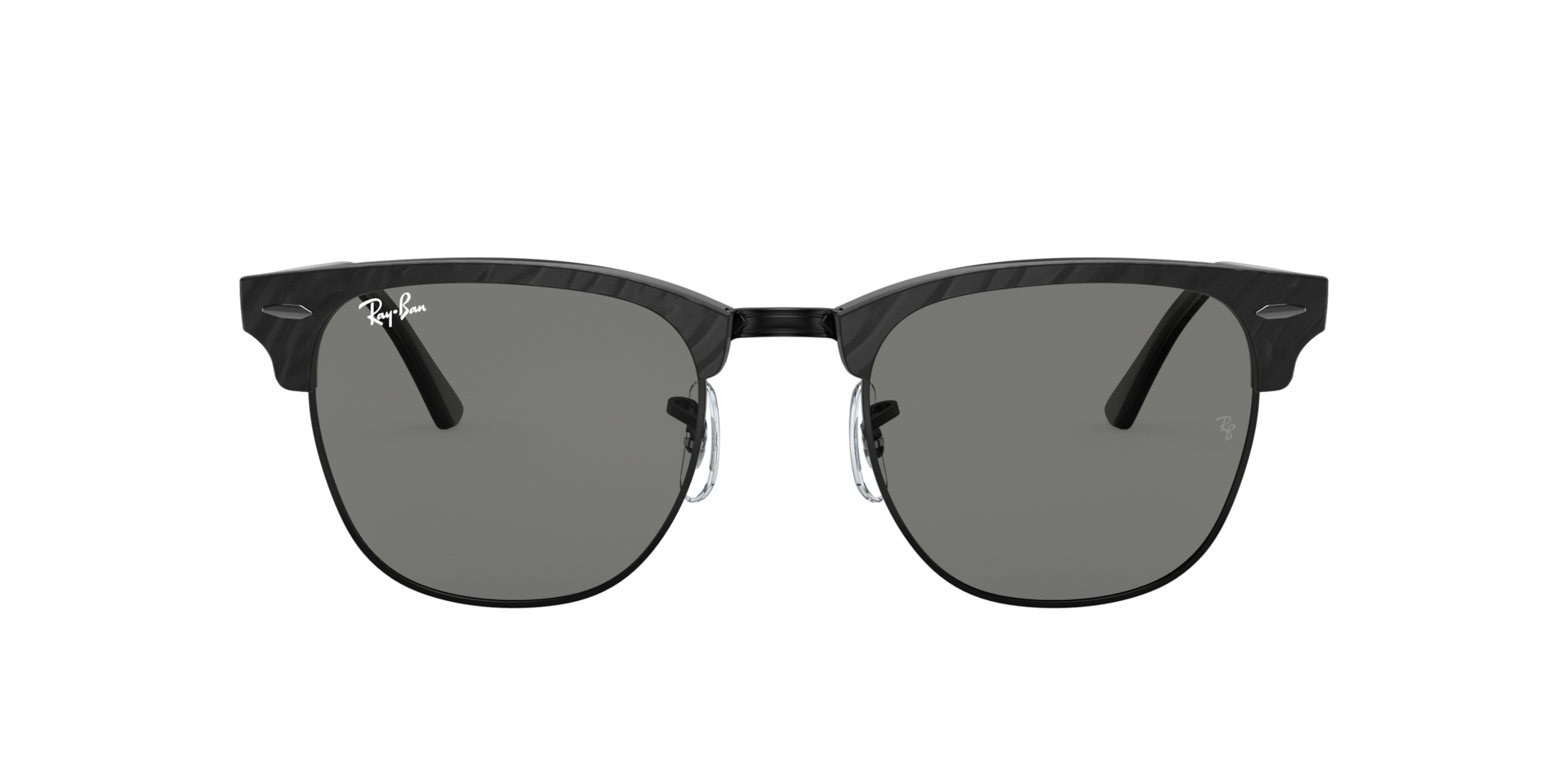 Ray-Ban CLUBMASTER RB3016 1305 リンクルドブラック Ray-Ban Ray-Ban Sunglasses in Black | Target Optical