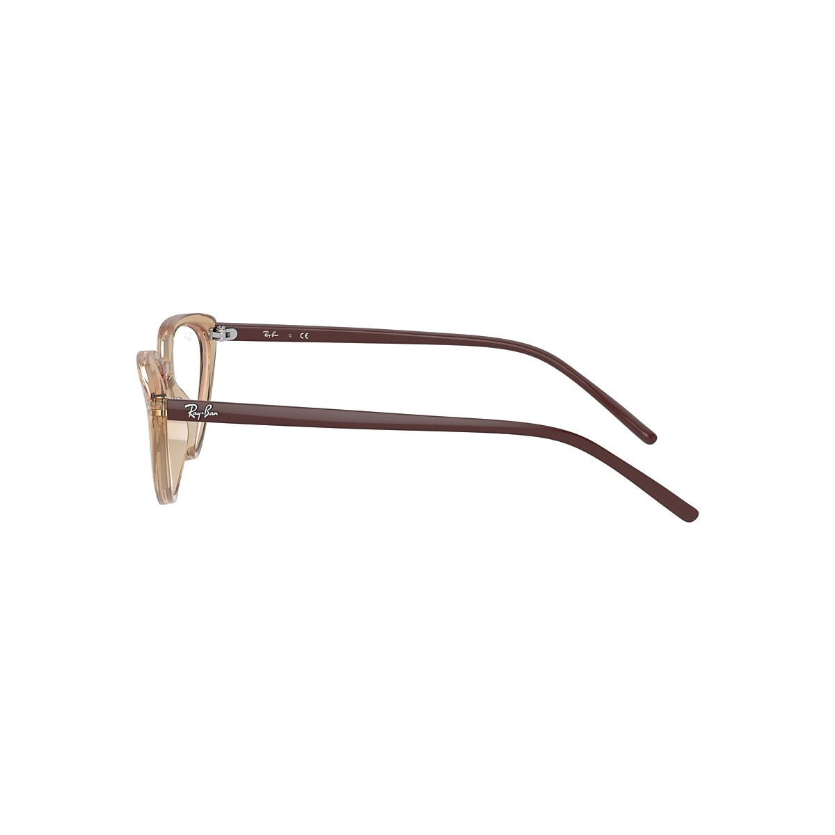 Ray-Ban 0RX7188 Glasses in Brown | Target Optical