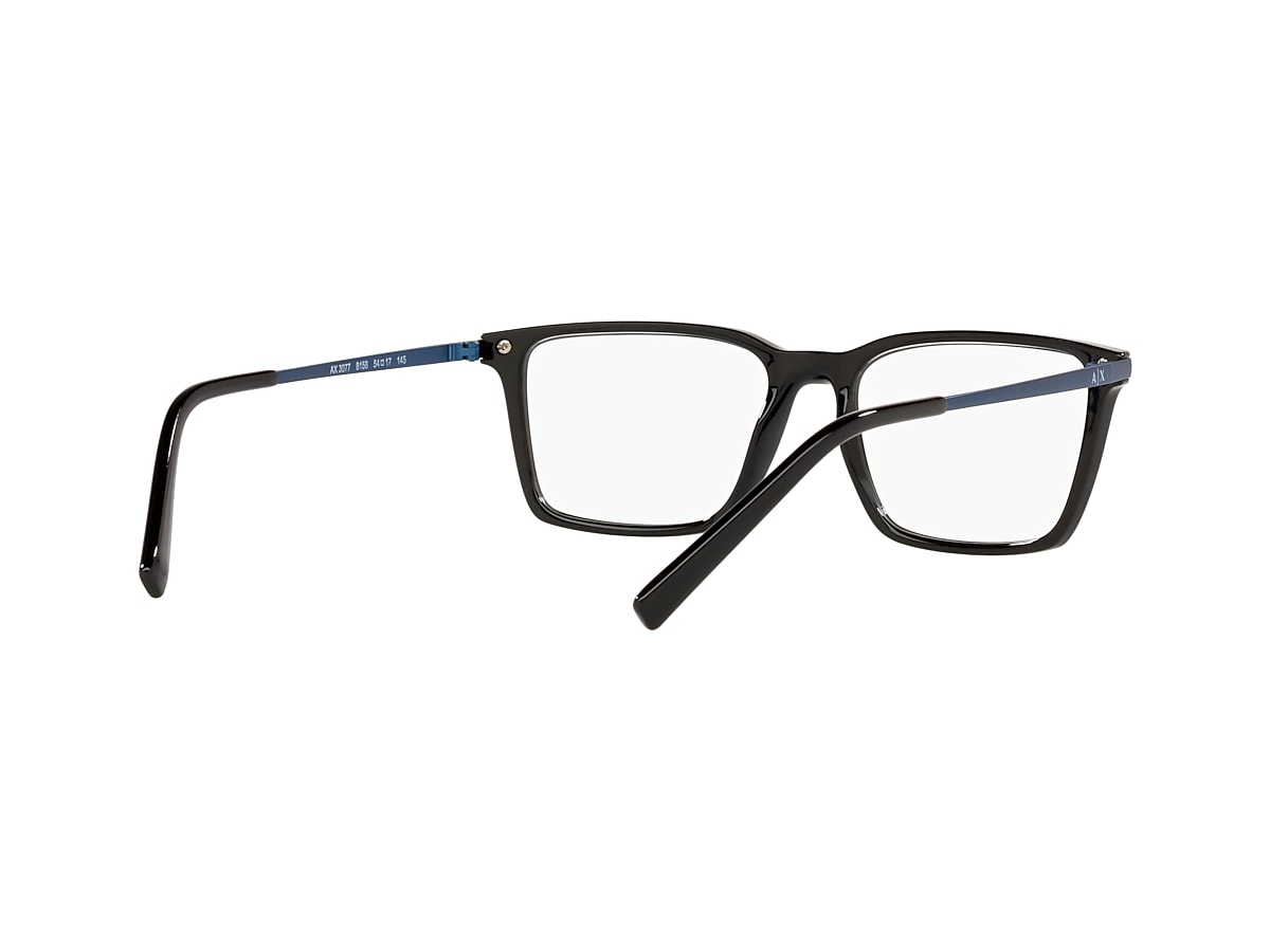 Armani Exchange 0AX3077 Glasses in Black | Target Optical