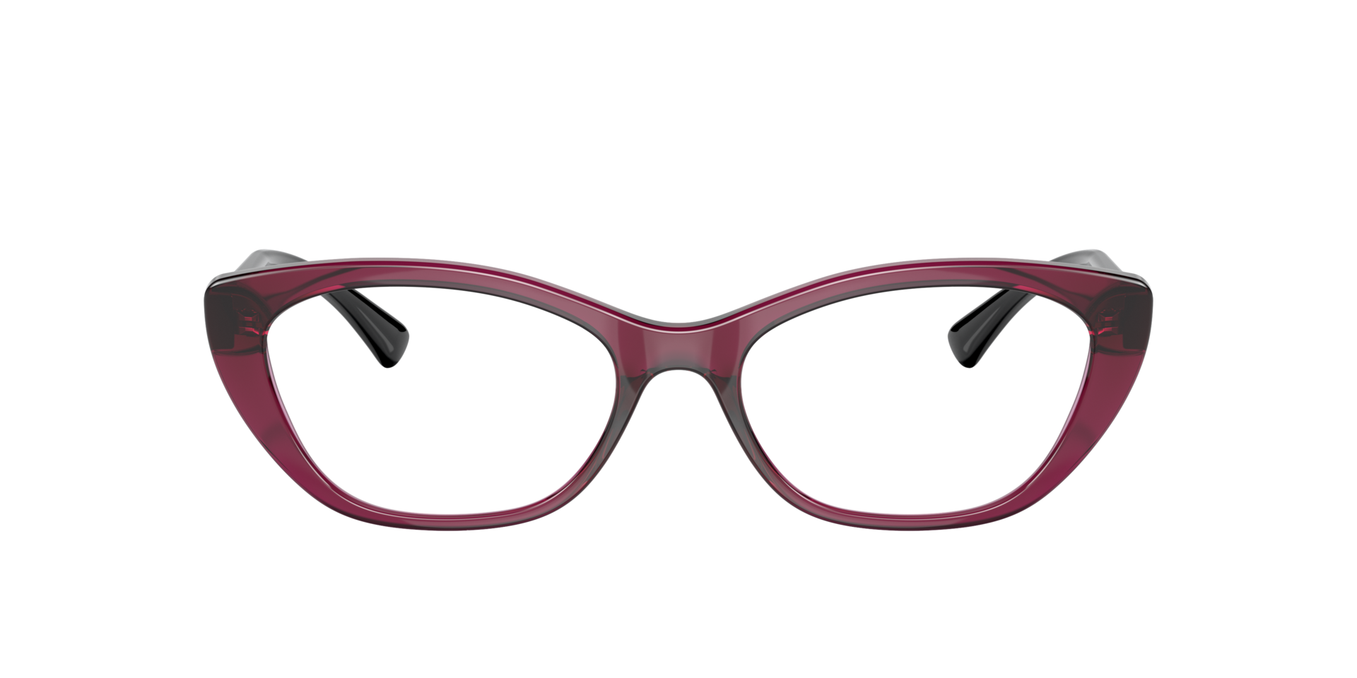 Vogue Women\'s Glasses in Chic Red Vogue Eyewear VO4088 - Browline Red Gold Frame Glasses For  main image 3