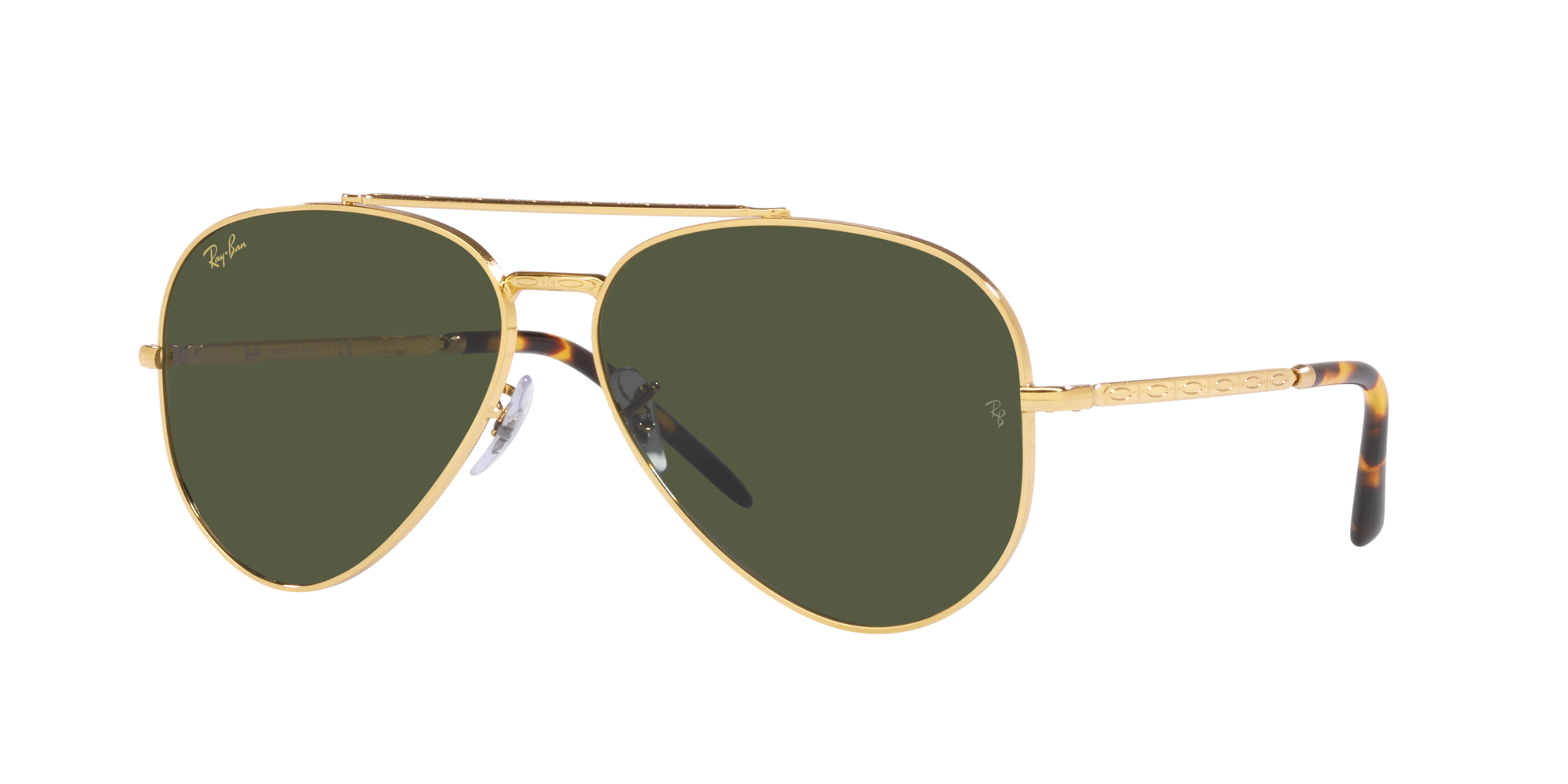 Ray Ban Aviator Total Black 58 mm Black Sunglasses | World of Watches