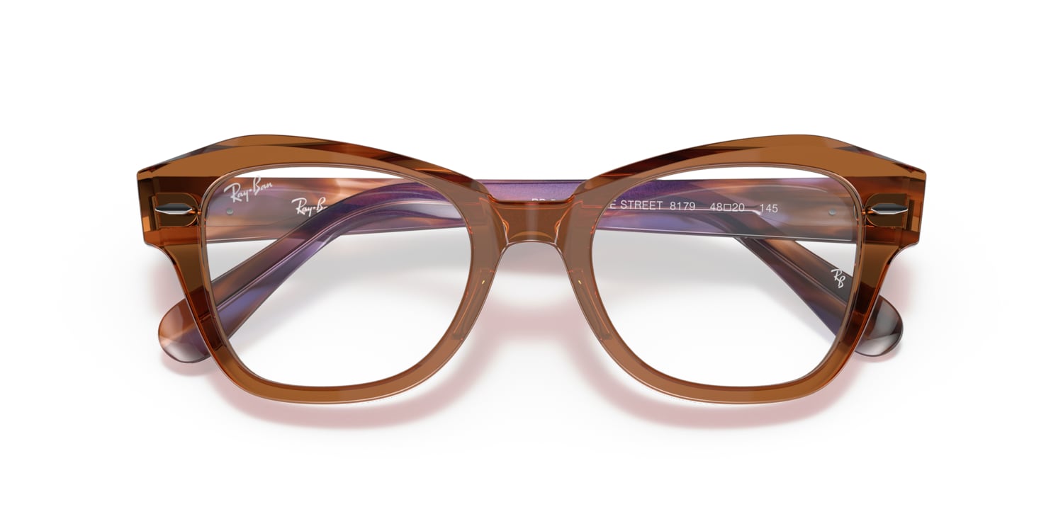 Ray-Ban 0RX5486 Glasses in Brown | Target Optical