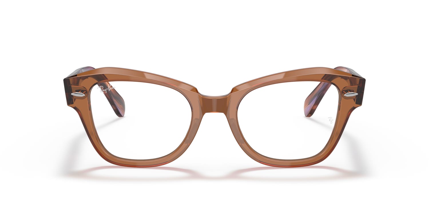 Ray-Ban 0RX5486 Glasses in Brown | Target Optical