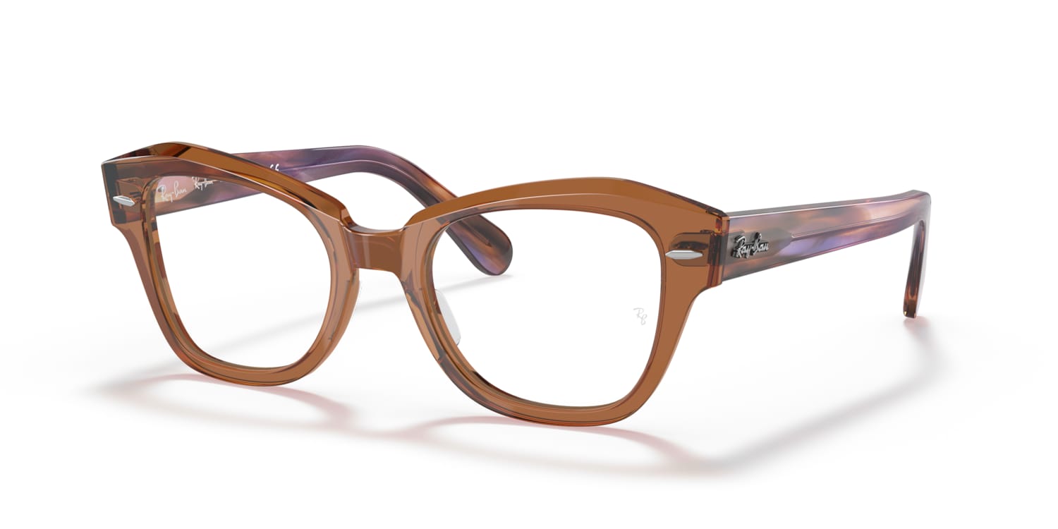 Ray-Ban 0RX5486 Glasses in Brown | Target Optical