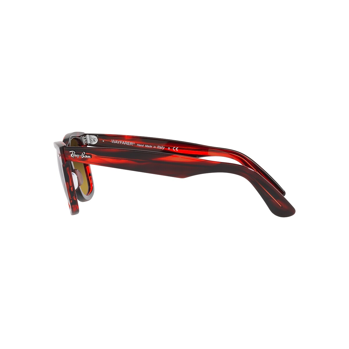 Red frame 2024 wayfarer sunglasses