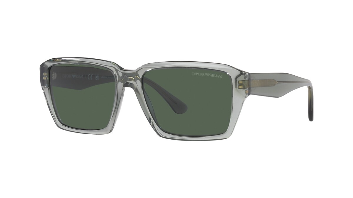 Armani sales sunglasses green