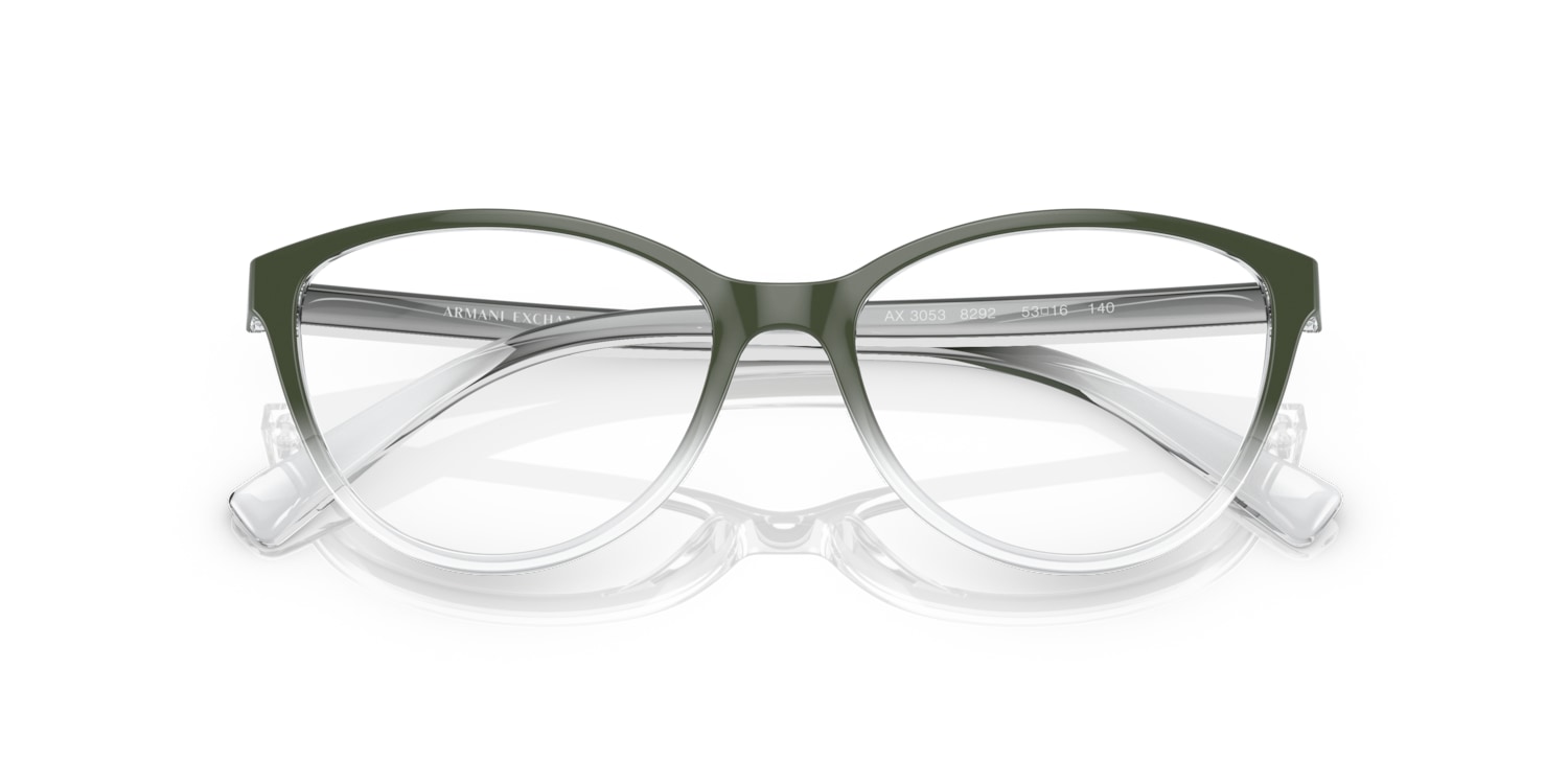 Armani Exchange 0AX3053 Glasses in Green | Target Optical