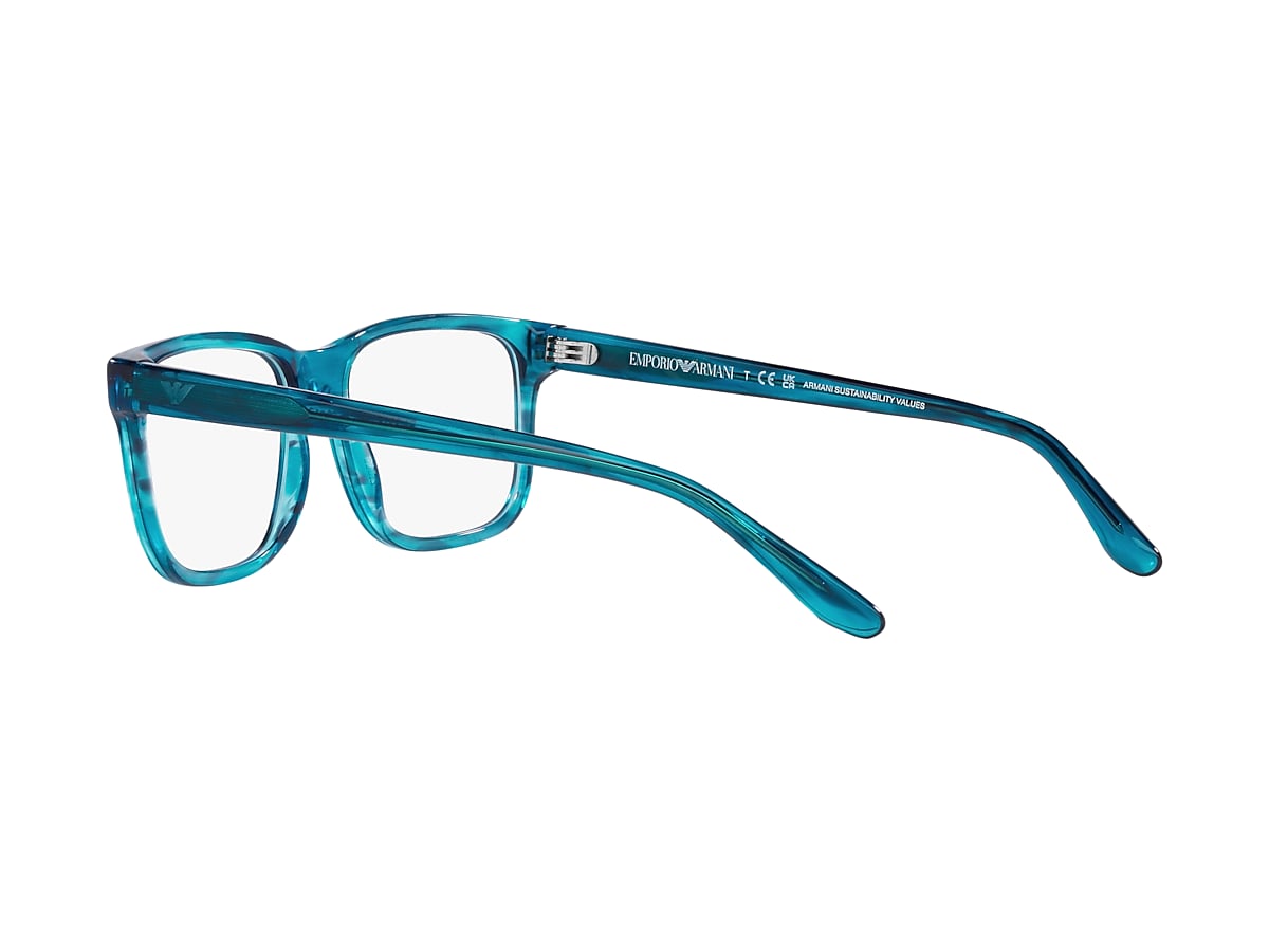 Blue 2024 armani glasses