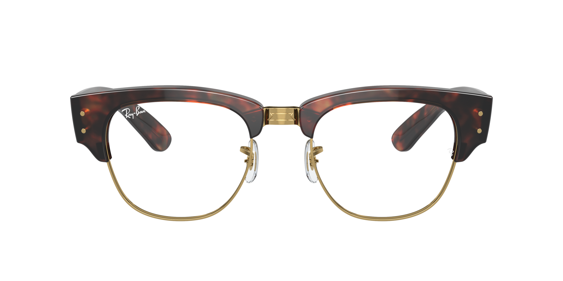 Ray-Ban Mega Clubmaster Tortoiseshell Sunglasses Ray-Ban Sunglasses RB0316-S MEGA CLUBMASTER 990/31 Mock  main image 4