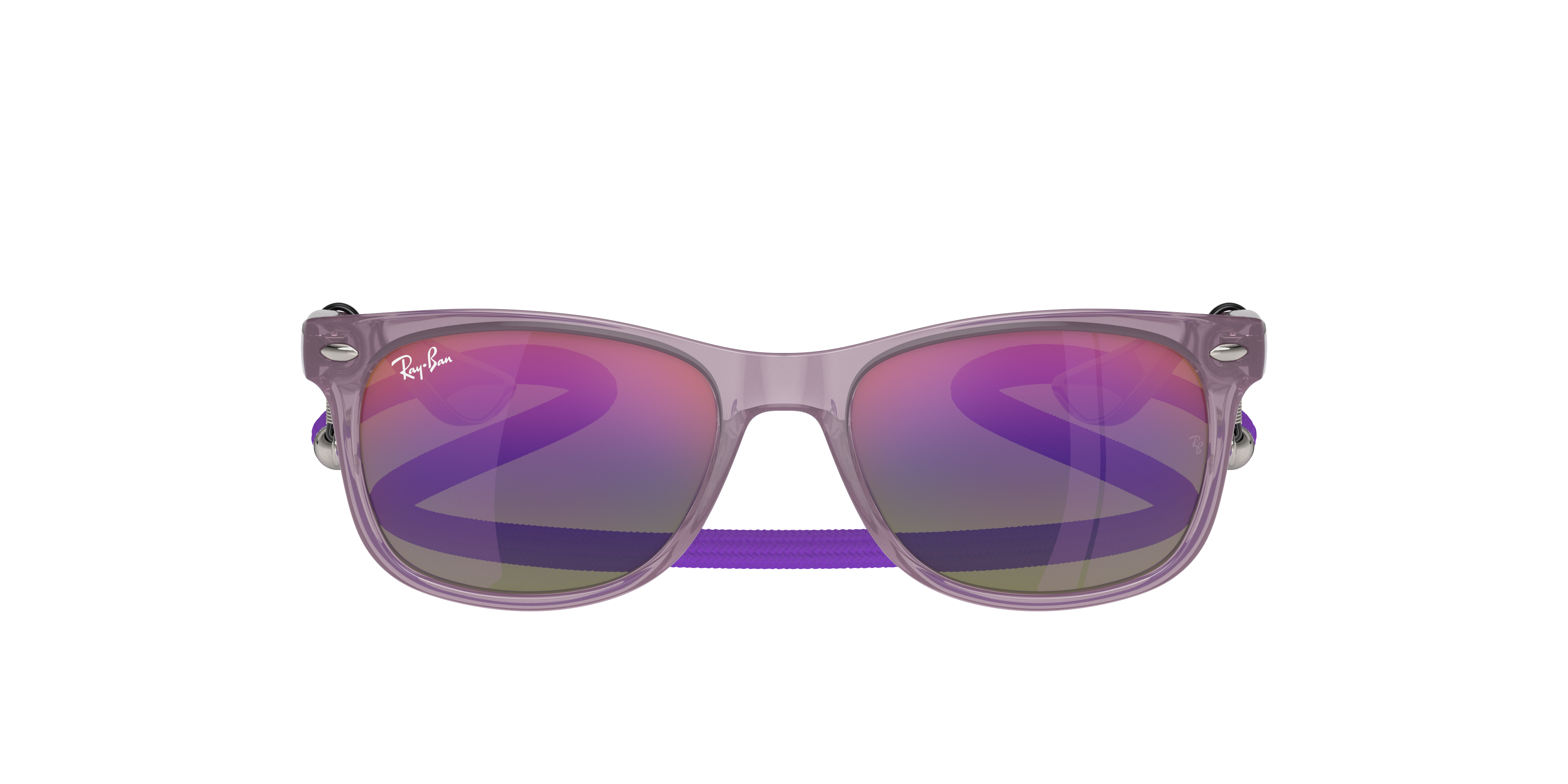 Ray ban wayfarer purple hot sale lens