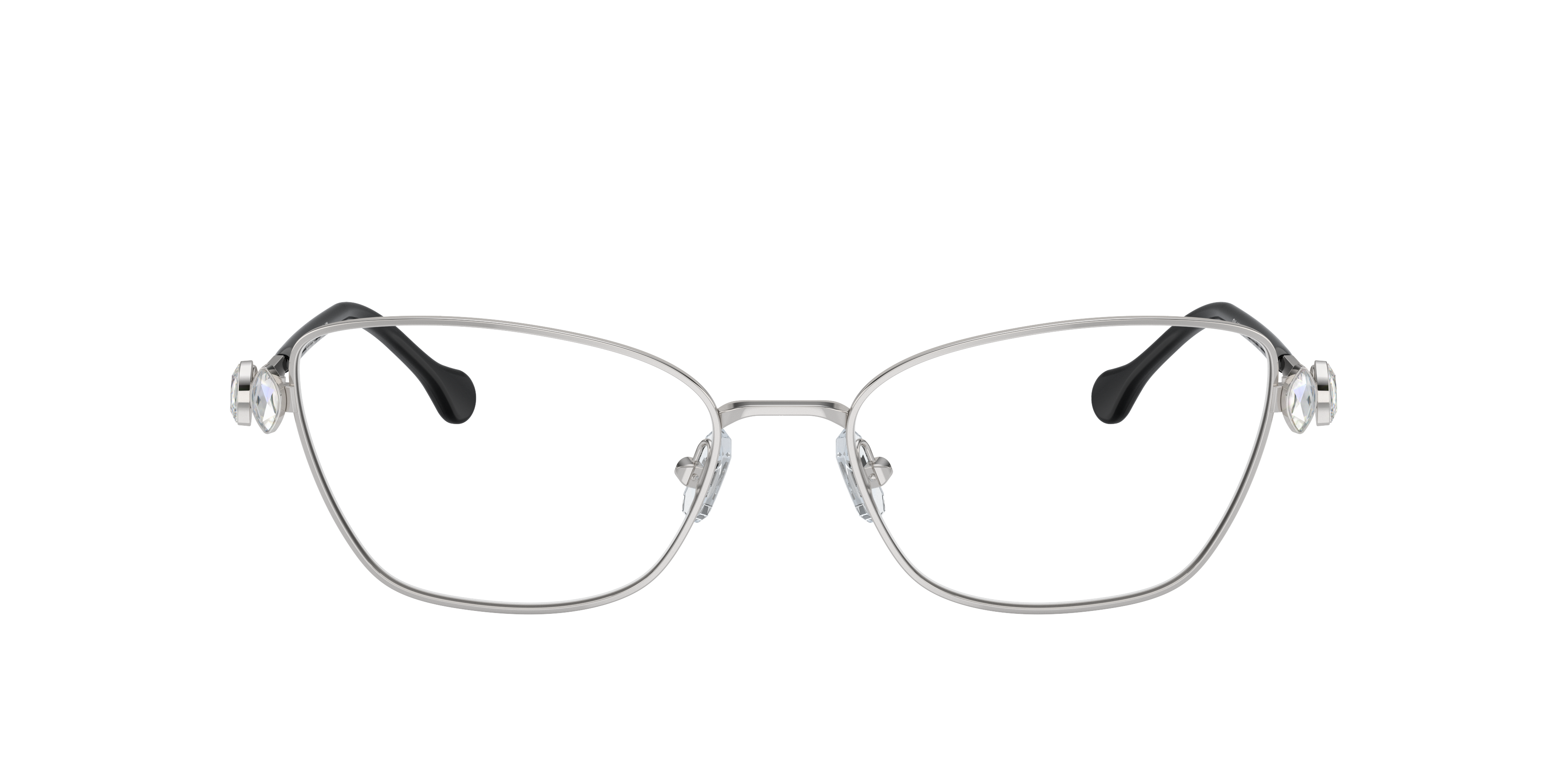 bigskygo76　1207 Swarovski Swarovski Glasses in Silver/Gunmetal/Grey | Target