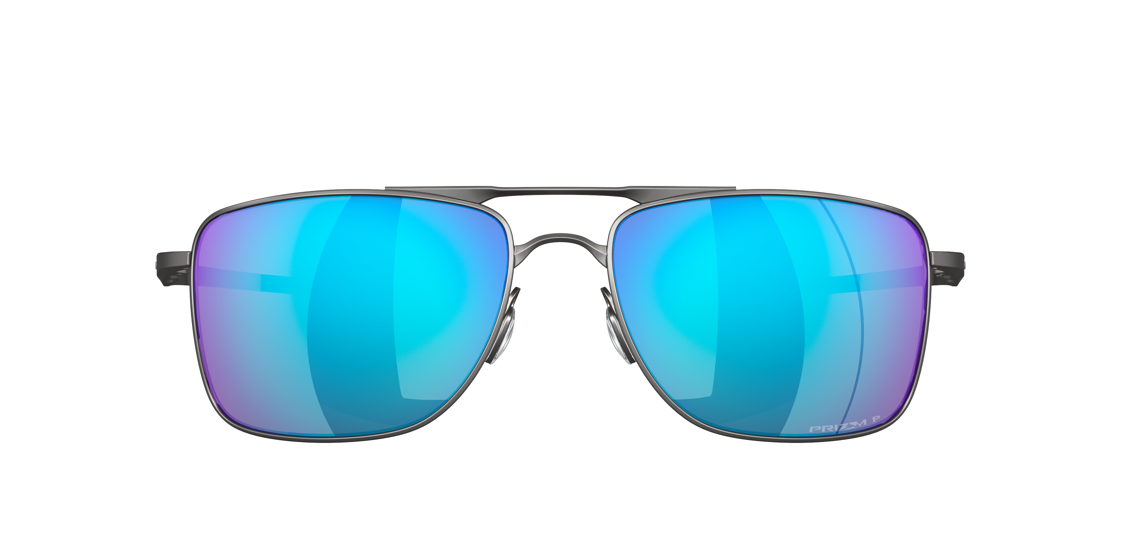 Oakley 0OO4124 Sunglasses in Silver/Gunmetal/Grey | Target Optical