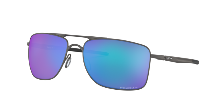 Oakley Sunglasses 0OO4124 - Silver/gunmetal/grey Size 62