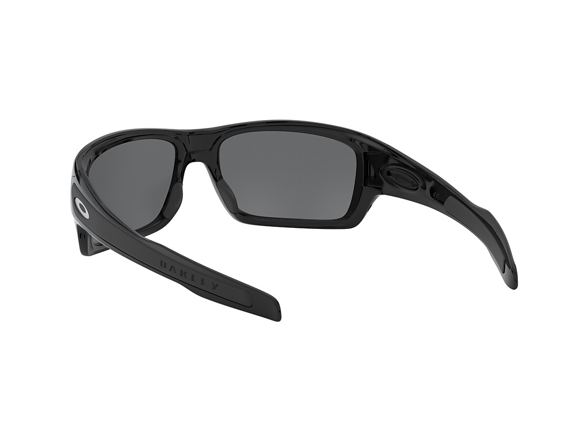 oakley turbine matte black grey polarized